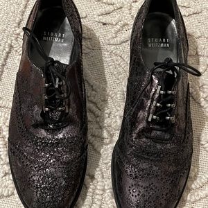 Stuart Weitzman lace up loafers